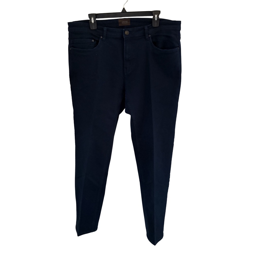 JACHS New York Men's Stretch Twill Pants 36x34 Navy 5-Pocket